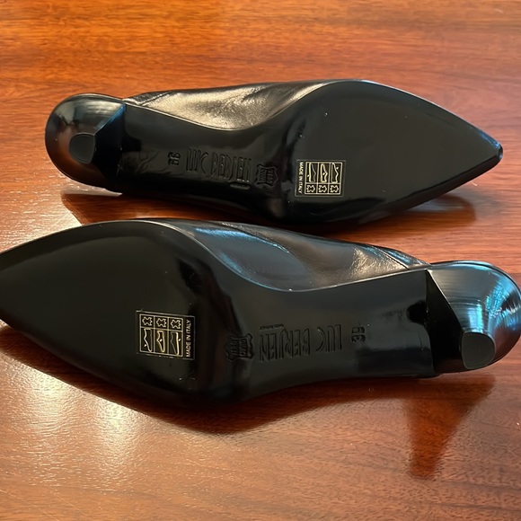 Never Worn LUC BERJEN Black Mules- Made in Italy. - Picture 6 of 7